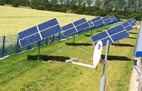 Referenz PVAnlage 9kWp Nachführung Neuendorf