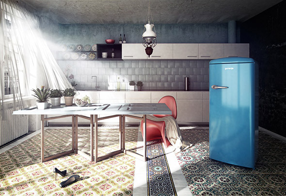 Stilfrage design kühlschrank: retro oder edelstahl