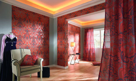 Barock tapete & flock tapete für zauberhafte eleganz