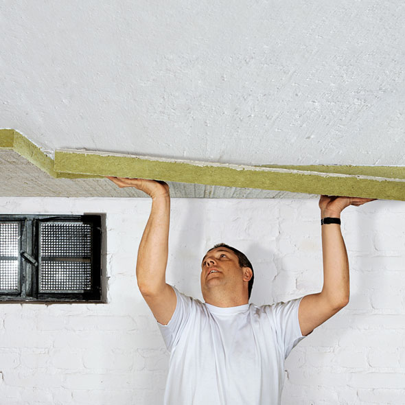 Kellerdecke dämmen - Heizkosten sparen